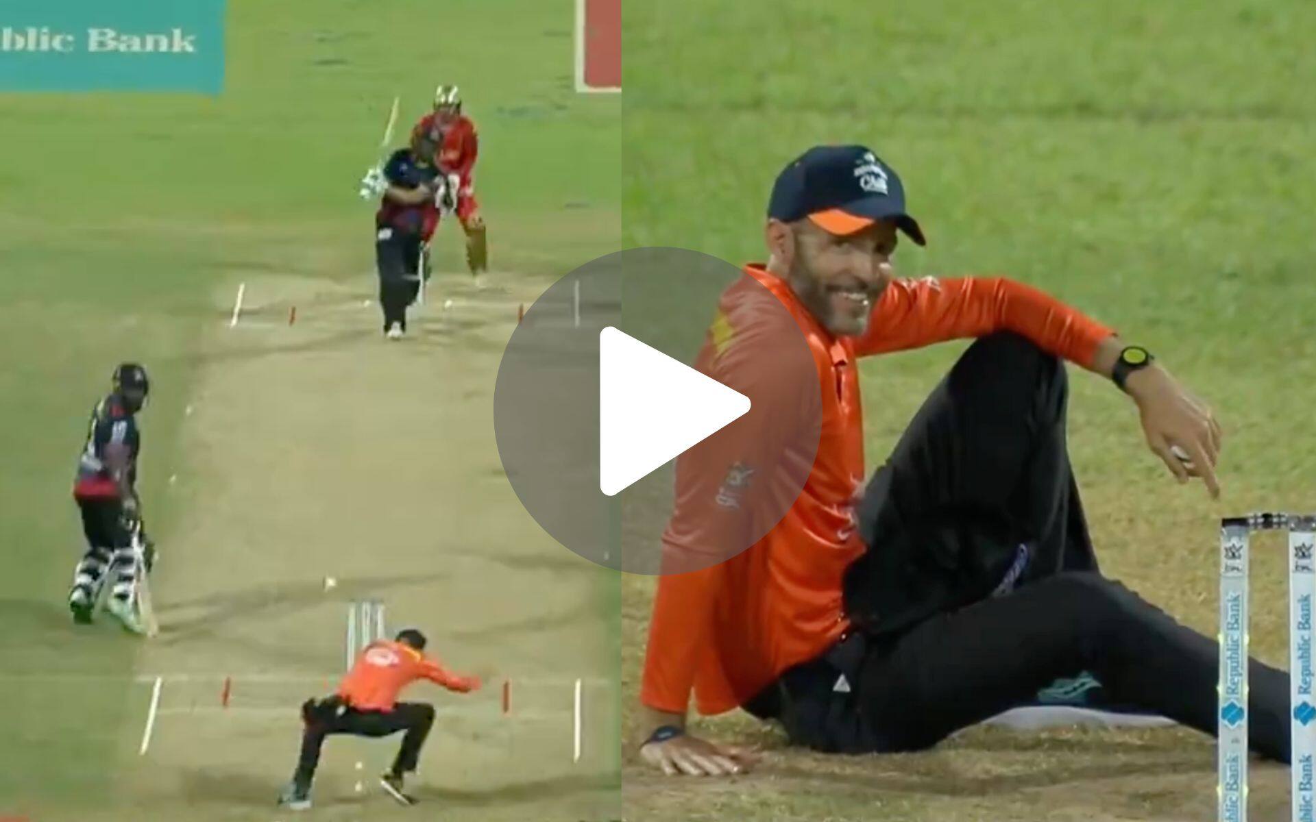 [Watch] Imad Wasim's Rocket-Shot Nearly Injures The Umpire In CPL 2024